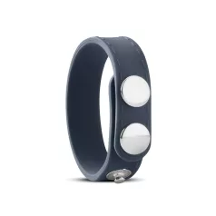 Boners - verstelbare penisring - siliconen - grijs - S/M