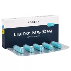   Boners Libido Performa - voedingssupplement capsules voor mannen (5 stuks)