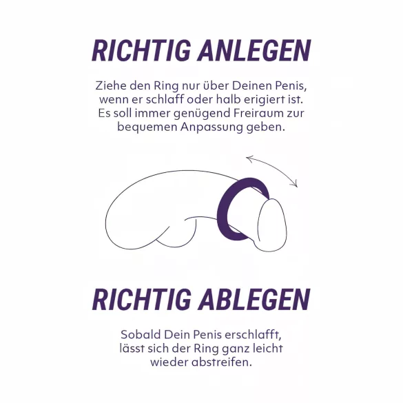Boners - siliconen penisringen set - 6 stuks - grijs