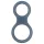 Boners Classic - penis- en balzakring - silicone - grijs