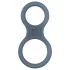 Boners Classic - penis- en balzakring - silicone - grijs
