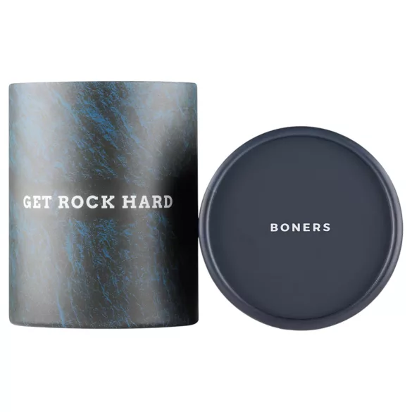 Boners Classic - penis- en balzakring - silicone - grijs