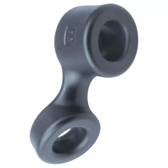 Boners - penisring en ballenstretcher - siliconen - grijs