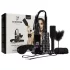 Secret Pleasure Chest - gevorderde BDSM-set - 14-delig (zwart)