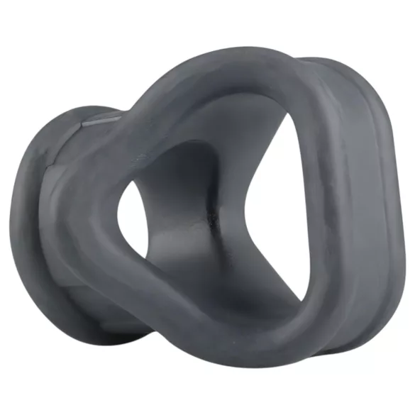 Boners - penisring en balstretcher - siliconen - grijs