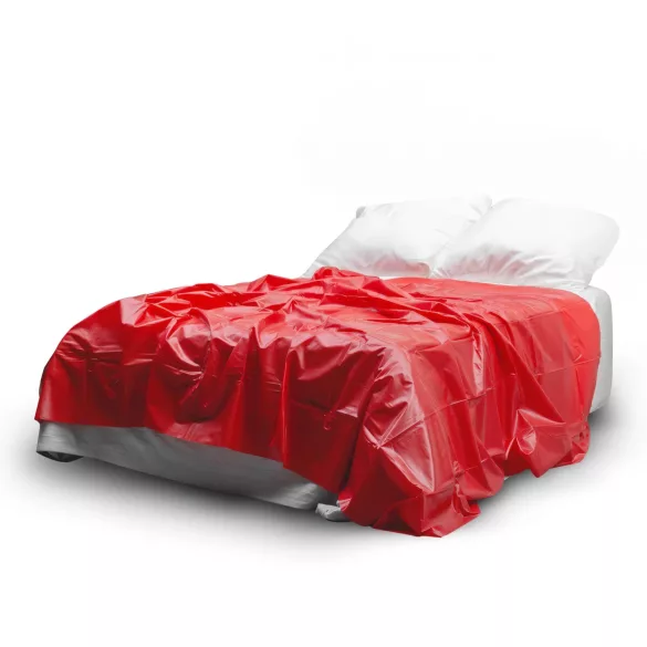 Easytoys - lakens - waterproof lakfolie - 180x230cm - rood
