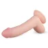 Real Fantasy Cliff - realistische dildo met ballen - 22cm - huidskleur