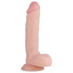   Real Fantasy Glynn - dildo met ballen - realistisch - 25cm - huidkleur