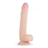 Real Fantasy Elvin - realistische dildo met ballen - 28cm - huidskleur