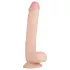 Real Fantasy Elvin - realistische dildo met ballen - 28cm - huidskleur