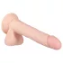 Real Fantasy Lewis - oplaadbare realistische vibrator - 22cm - huidskleur