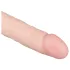 Real Fantasy Lewis - oplaadbare realistische vibrator - 22cm - huidskleur