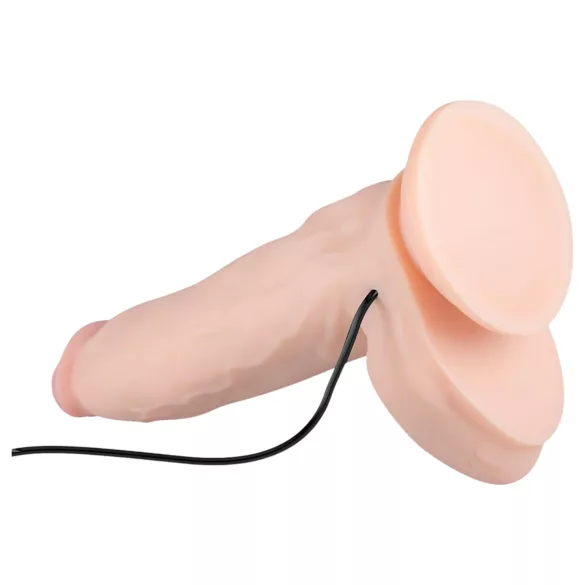 Real Fantasy Dwane - oplaadbare realistische vibrator - 31cm - huidskleur