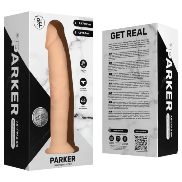 Real Fantasy Parker - realistische dildo - 19cm - huidkleur