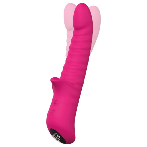 Essentials Honey Bear - rabbit vibrator - roterend - siliconen - roze