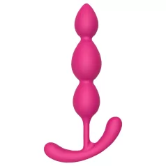 Cheeky Love - anaal plug met kralen - siliconen - roze