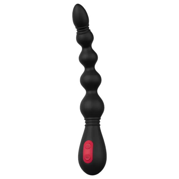Cheeky Love - oplaadbare anale vibrator met kralen - zwart