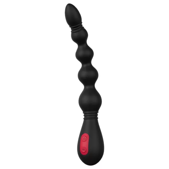 Cheeky Love - oplaadbare anale vibrator met kralen - zwart