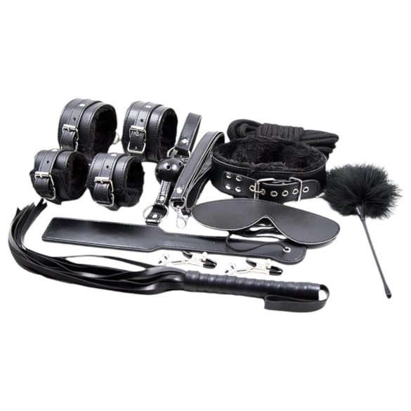 Blaze Ultimate - bondage set - 10-delig - zwart