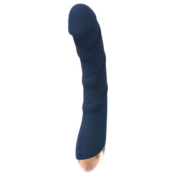 Goddess Atlas - oplaadbare, waterdichte G-spot vibrator met verwarming (blauw)