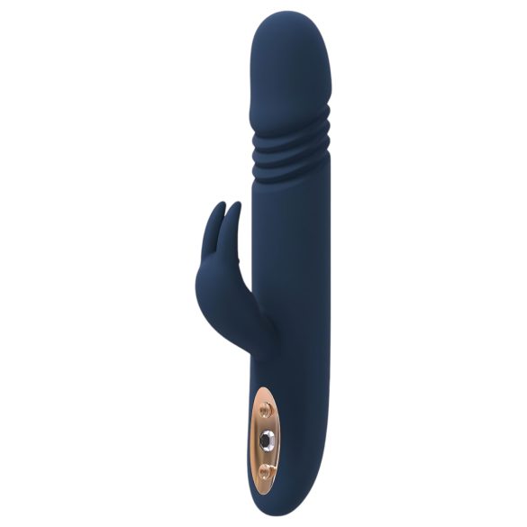 Goddess Zephyros - waterdichte, clitorisstimulerende stootvibrator (blauw)