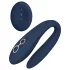 Goddess Ares - buigbare duo vibrator - siliconen - blauw