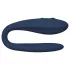 Goddess Ares - buigbare duo vibrator - siliconen - blauw