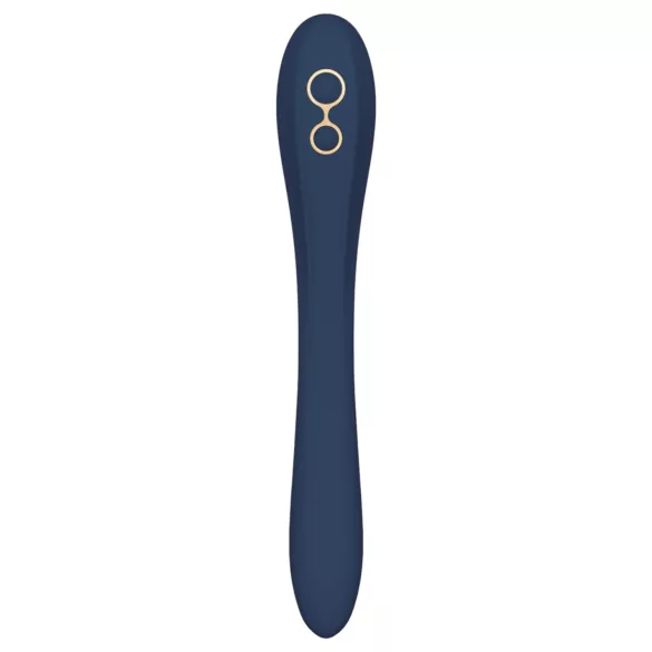 Goddess Ares - buigbare duo vibrator - siliconen - blauw