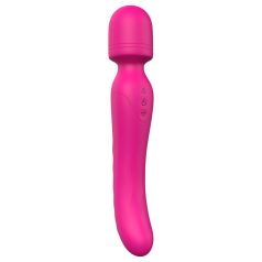   Vibes of Love - wand vibrator - oplaadbaar, verwarmend, massage - roze