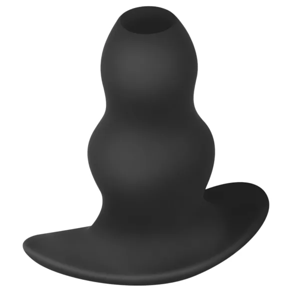 BUTTR - anaal plug dildo hol ontwerp - siliconen zwart