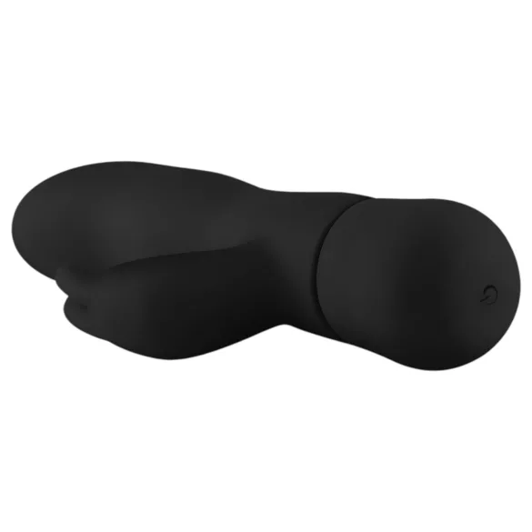 Easytoys Mad Rabbit - rabbit vibrator met clitorisstimulator - zwart