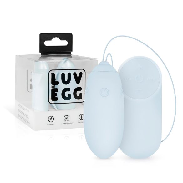 LUV EGG - oplaadbaar, draadloze vibratie-ei (blauw)