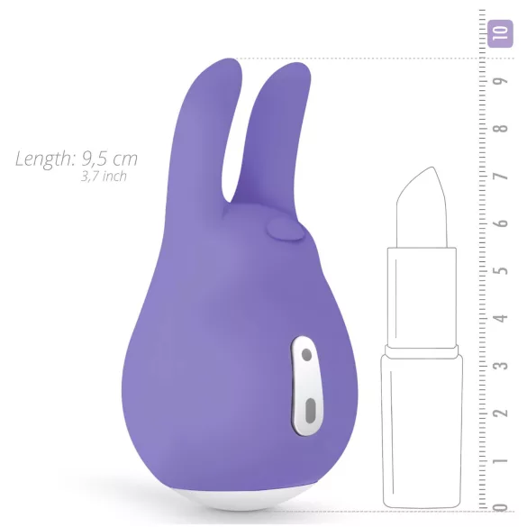 Good Vibes Tedy - rabbit vibrator - oplaadbaar - siliconen - paars