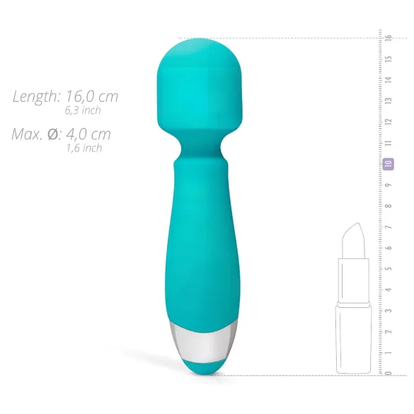 Good Vibes Aida - waterdichte vibrator massager - turquoise