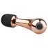 Rosy Gold - mini wand vibrator - gebogen - rosegoud