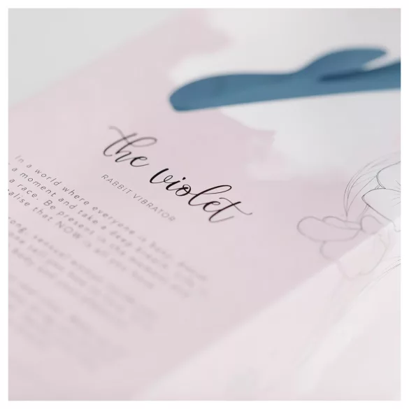Bloom Violet Rabbit - rabbit vibrator - G-spot en clitoris stimulatie