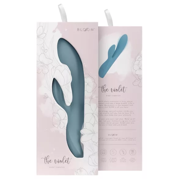 Bloom Violet Rabbit - rabbit vibrator - G-spot en clitoris stimulatie