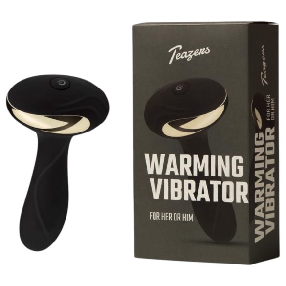 Teazers - anale vibrator met verwarmingsfunctie - siliconen zwart