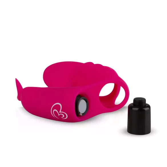 Easytoys - vinger vibrator 2-in-1 - siliconen - roze