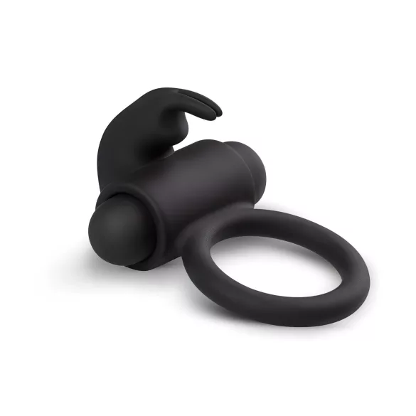 EasyToys Bunny - vibrerende penisring - siliconen - zwart