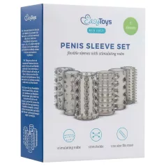 Easytoys - penismanchet set - grijs - 6 stuks