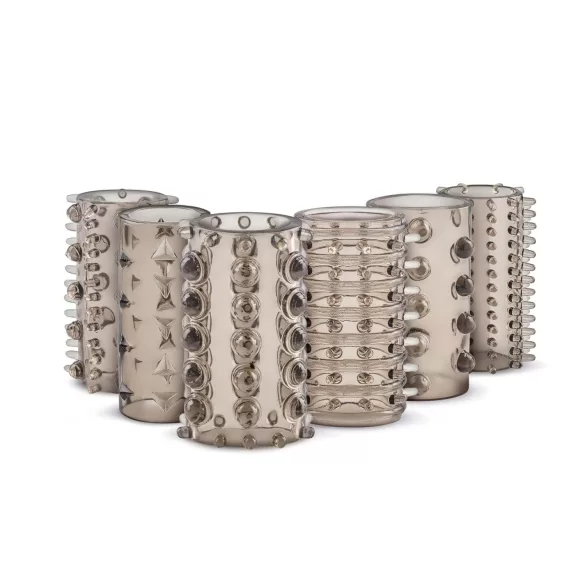 Easytoys - penismanchet set - grijs - 6 stuks