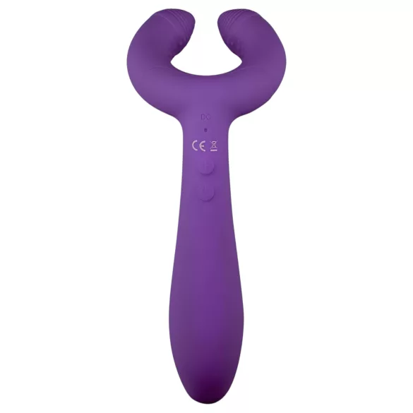 Easytoys Couple - oplaadbare waterproof koppel vibrator - paars