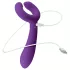 Easytoys Couple - oplaadbare waterproof koppel vibrator - paars
