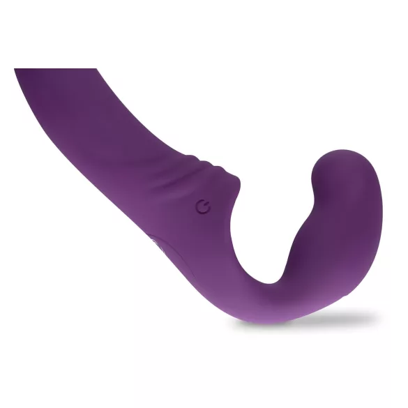 Easytoys - oplaadbare strapless vibrator - zonder harnas - paars