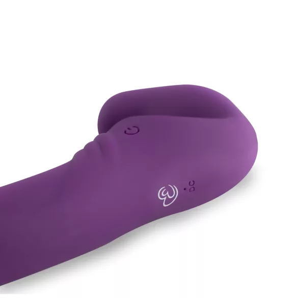Easytoys - oplaadbare strapless vibrator - zonder harnas - paars