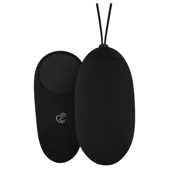 EasyToys - draagbaar, oplaadbaar, waterdicht vibratie-ei met afstandsbediening (zwart)
