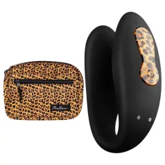   Panthra Zuna - oplaadbare, waterdichte partner-vibrator (luipaard-zwart)