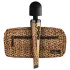 Panthra Shaka Wand - oplaadbare massage vibrator - leopard zwart
