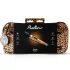Panthra Shaka Wand - oplaadbare massage vibrator - leopard zwart